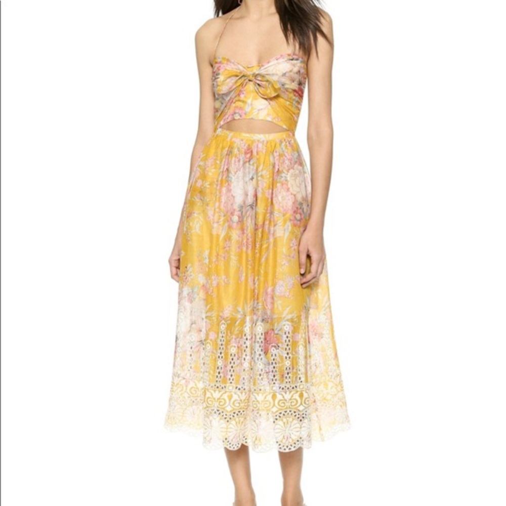 Yellow Zimmermann Confetti Dress - Picture 4 of 8